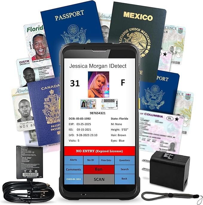 ID Scanner - Quantum Edge V3 Drivers License and Passport Reader - Age by IDetectIncIDScanners