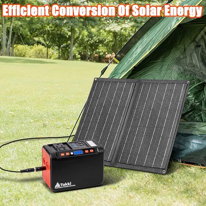 Takki 111Wh Portable Solar Generator Power Station - Image 2