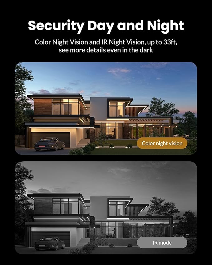 Aurumbach Solar Security Camera Outdoor Wireless 2 Pack, 2K Color Night Vision - Image 5