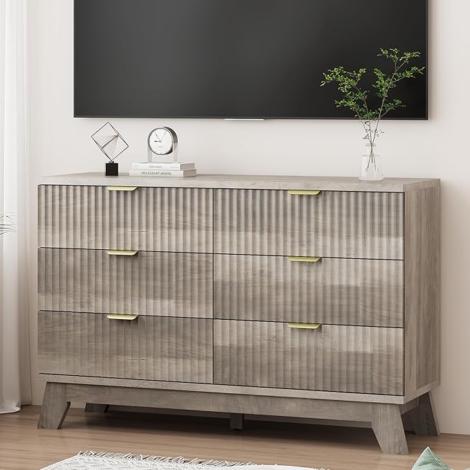 Xixini Fluted Dresser for Bedroom - Image 7