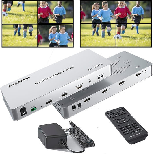 4K 2x2 Video Wall Controller&Multi-Screen Box point-to-point processor HDMI