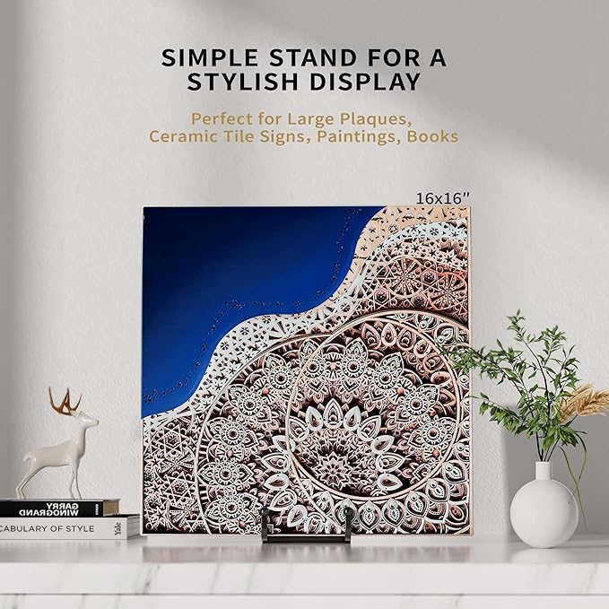 IPAME 4 Pack 8 Inch Large Plate Stands - Image 4