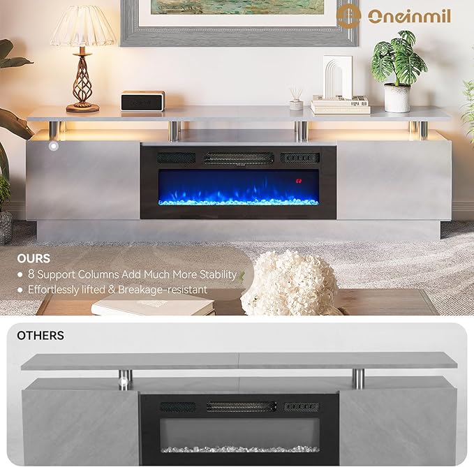 oneinmil Fireplace TV Stand - Image 9