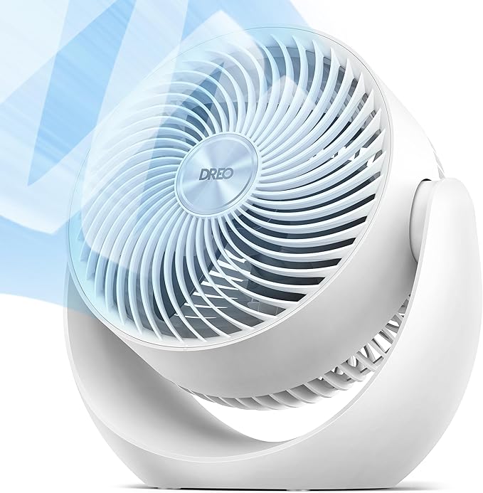 Dreo Fan for Bedroom, Table Air Circulator for Whole Room, 11 Inch, 40ft Strong by DREO