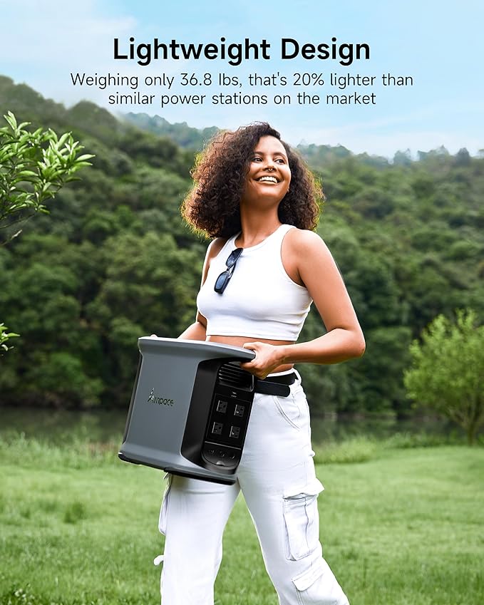 AMPACE 2400W Solar Power Station - Image 8