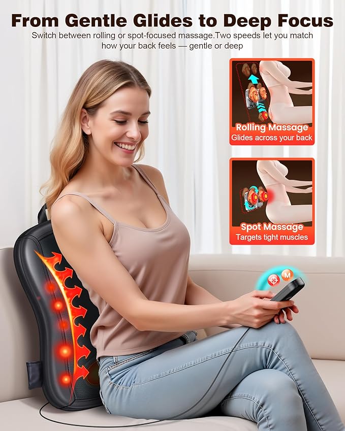 JZBRAIN Shiatsu Back Massager - Image 5