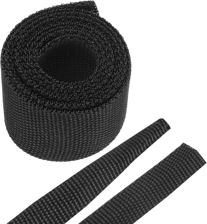 MECCANIXITY Braided Cable Sleeves Heat Shrinkable Fabric Sleeving, 7/8" 3ft by MECCANIXITY