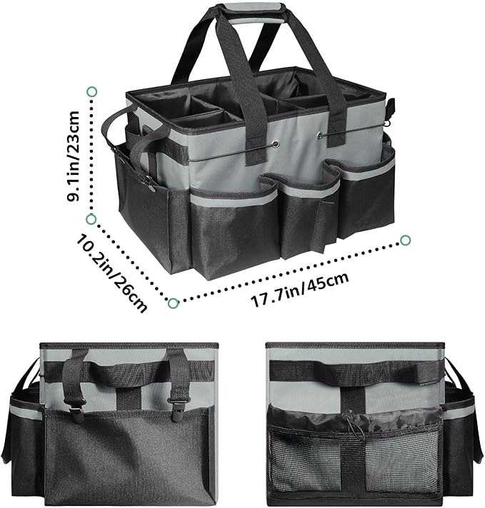 Boczif Cleaning Caddy Bag Wearable, Supplies Organizer - Image 5