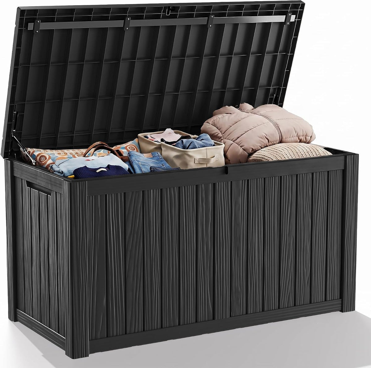 rojik 220 gallon waterproof outdoor deck storage box, main product view