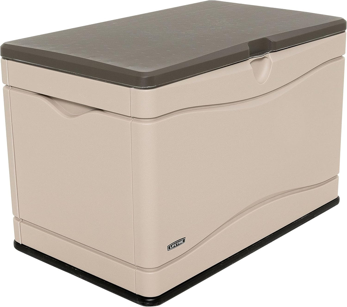 lifetime 60103 deck storage box, 80 gallon, desert, main product view