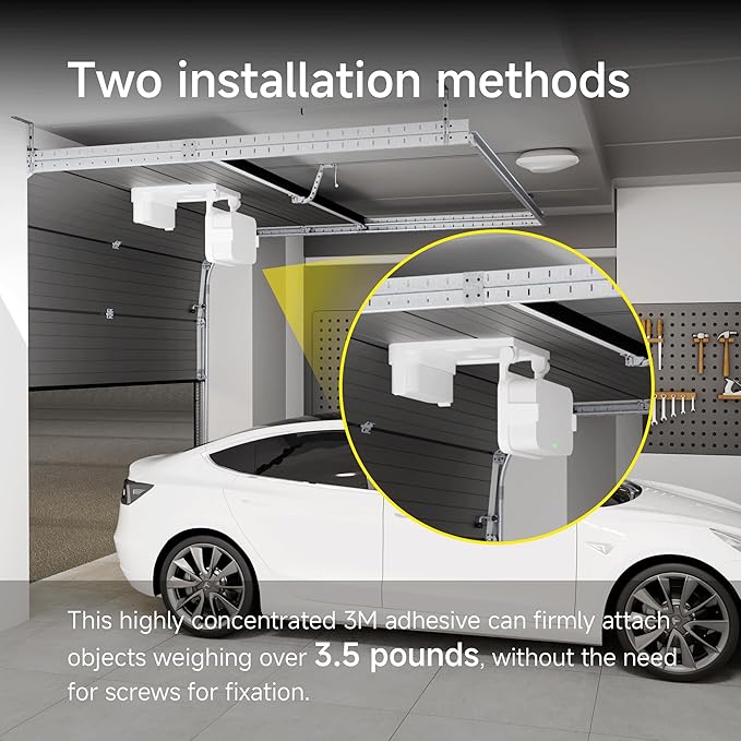 Garage Door Bracket for SimpliSafe Alarm Contact Sensor | Secure Mount - Image 2