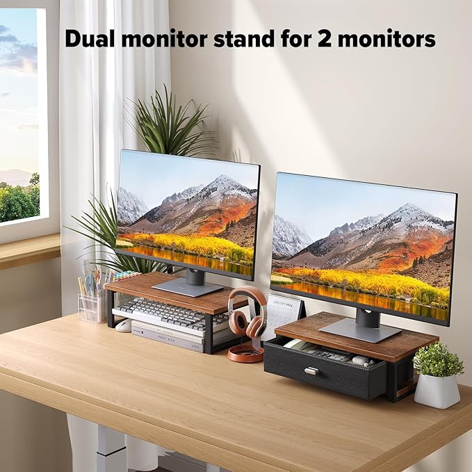WOHOMO Dual Monitor Stand Riser - Image 6