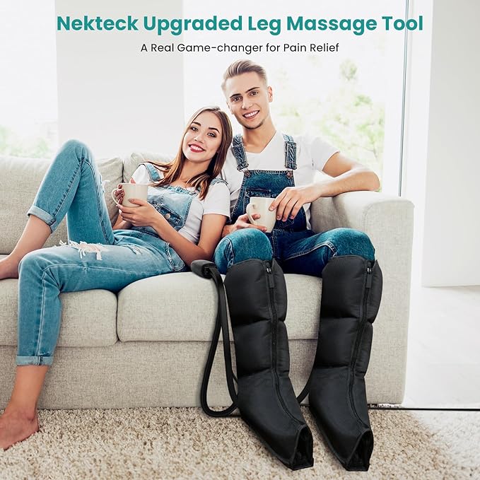 Leg Massager for Circulation and Pain Relief Air Compression Boots Massage - Image 3