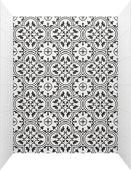 Miseno MSW786036 Readyset 78" X 60" X 36" Five Panel Alcove Shower Wall Kit by Miseno