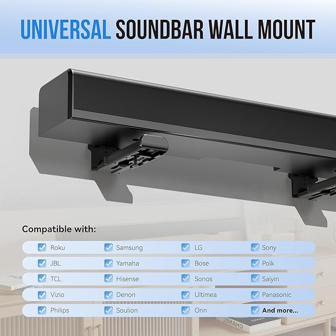 Agandax Soundbar Wall Mount Bracket - Image 2