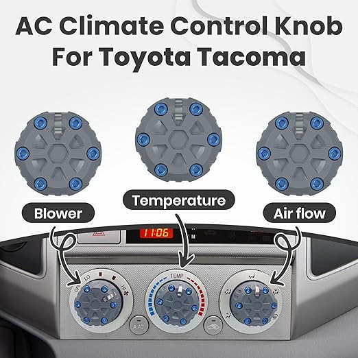 2nd Gen Tacoma Accessories AC Knob Upgrade - Image 7