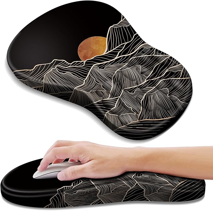YIWEI Ergonomic Mouse Pad with Wrist Rest by Unknown