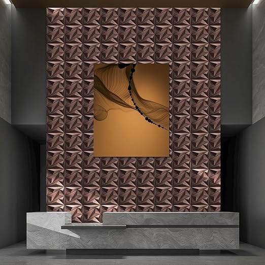 Art3dwallpanels Antique Copper 33 Pack 3D Wall Panels - Image 6