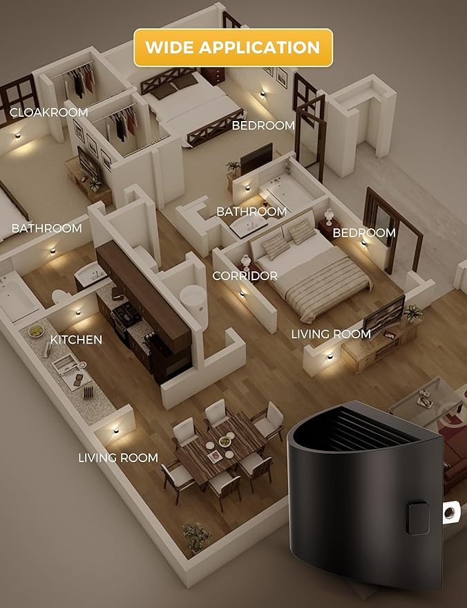 L LOHAS LED Night Lights Plug into Wall 2 Pack, Dusk to Dawn Sensor Nightlight - Image 7