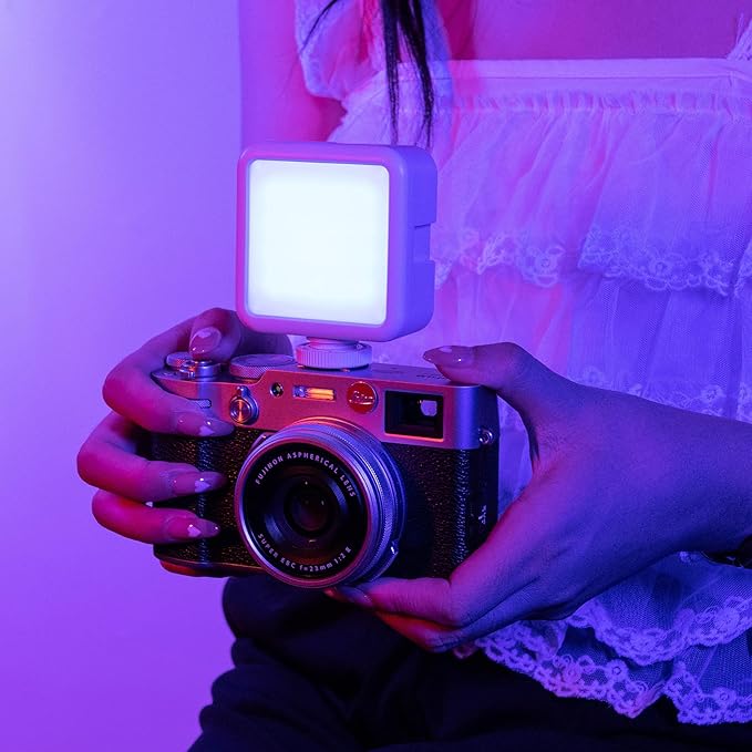 ULANZI VL49 RGB Video Lights White, LED Camera Light 360° Full Color Portable - Image 5