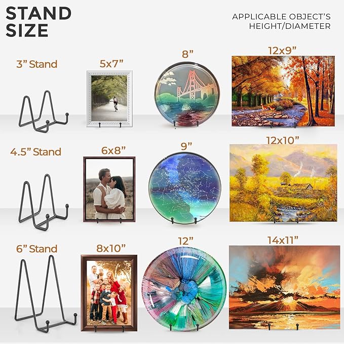TR-LIFE 3 Pack 6 Inch Display Stands - Image 7