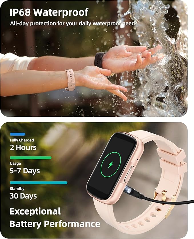 Parsonver Fitness Tracker with Step Counter/Calories/Stopwatch, Health Activity - Image 5