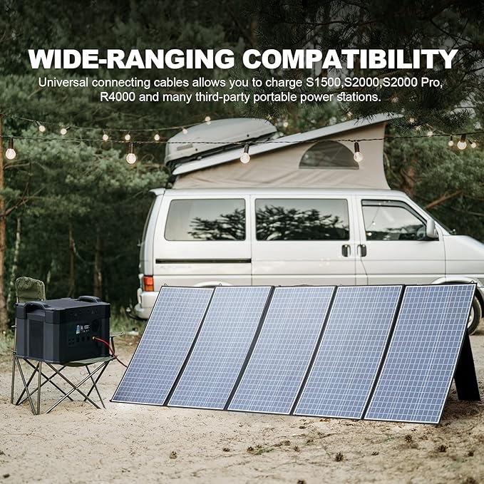 ALLPOWERS SP037 400W Portable Solar Panel, 23% Efficient IP66 Waterproof - Image 4