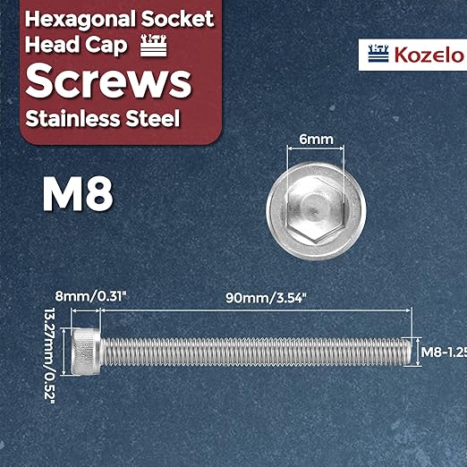 Kozelo 5pcs Socket Head Cap Screws - Image 2