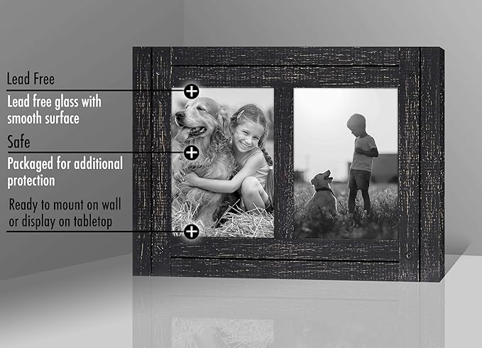 Americanflat Hinged 5x7 Double Picture Frame - Image 6