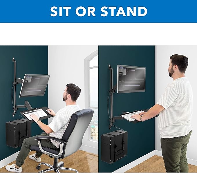 Mount-It! Wall Mount Workstation - Image 3