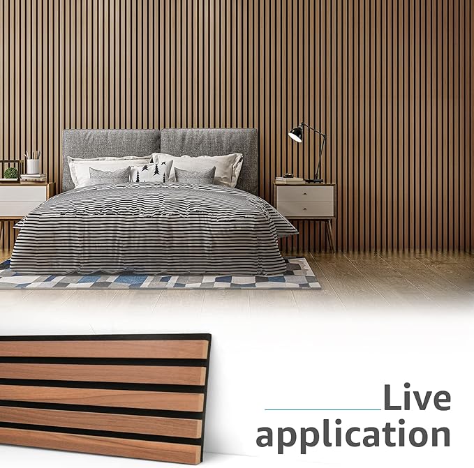 Art3d 4-Piece Wood Slat Acoustic Panels - Image 6
