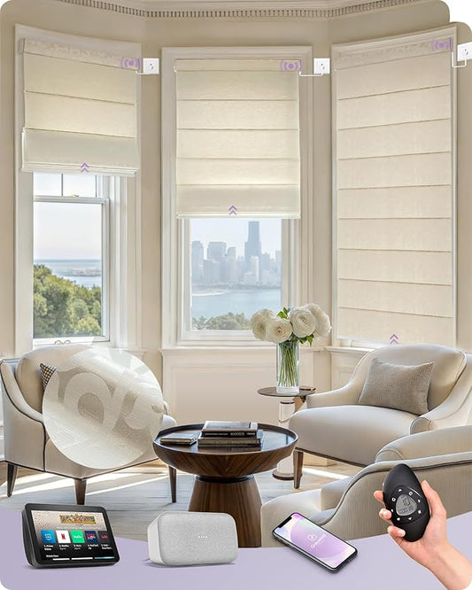 Graywind Smart Roman Shades Compatible by Graywindbeyondshading
