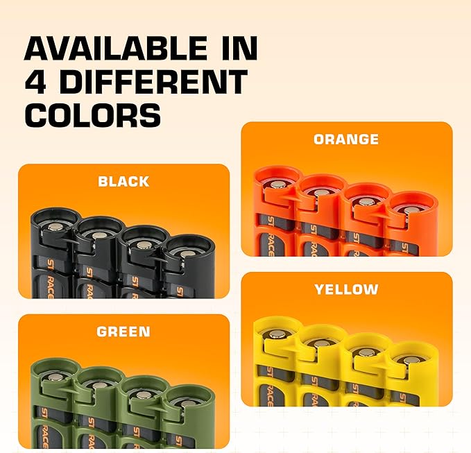 Storacell Slimline CR123 Battery Storage Caddy, Holds 4 Batteries - Image 5