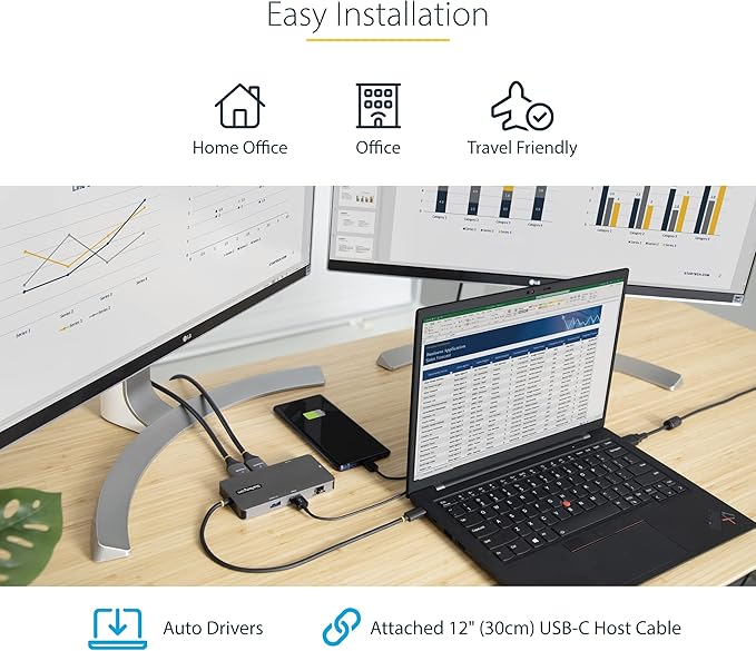 StarTech.com 8-in-1 Mini Docking Station - Image 5