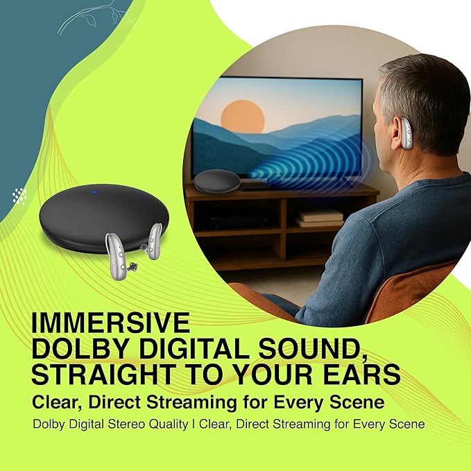 TV Streamer for Bluetooth Hearing Aids – Wireless Audio Transmitter - Image 7