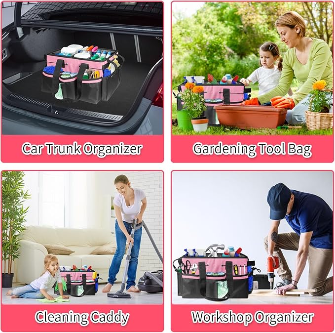 Boczif Cleaning Caddy Bag Wearable, Cleaning Caddy Supplies Organizer - Image 7