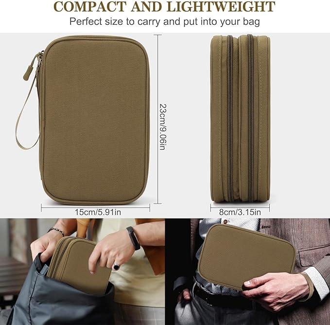 FYY Electronic Organizer, Large Travel Cable Organizer Bag Pouch Electronic - Image 2