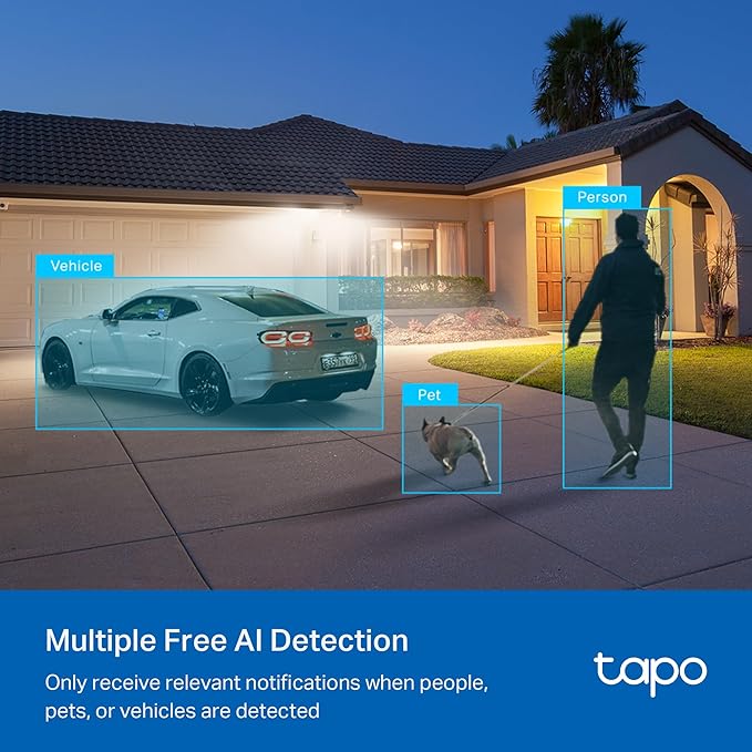 TP-Link Tapo 2K QHD Outdoor Pan/Tilt Wi-Fi Security Camera, 360° View, Motion - Image 8