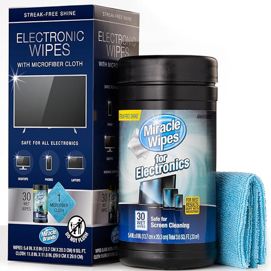 MiracleWipes for Electronics Cleaning by Miracle+Brands