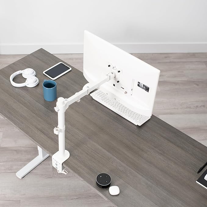 VIVO Single Monitor Arm Desk Mount, Holds Screens up to 32 inch Regular and 38 - Image 9