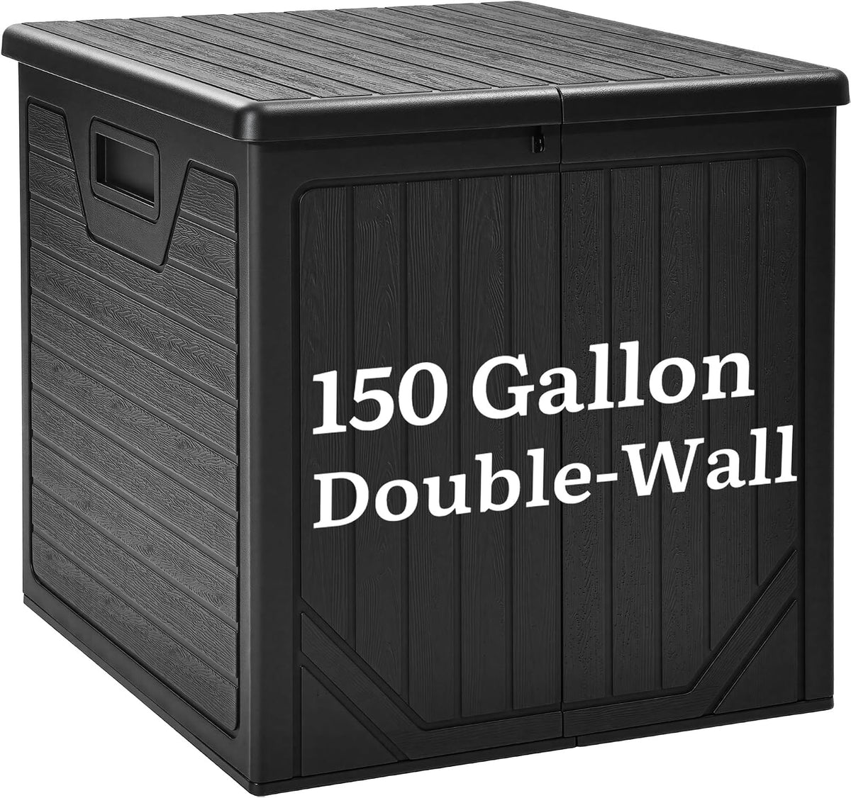 yitahome 150 gallon large outdoor deck box, main product view