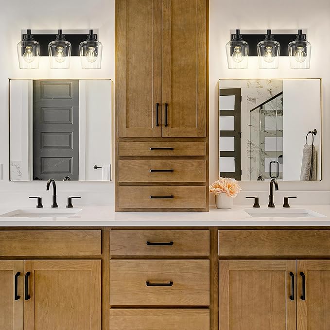 METWET Bathroom Light Fixtures, 3-Light Modern Vanity Light - Image 6
