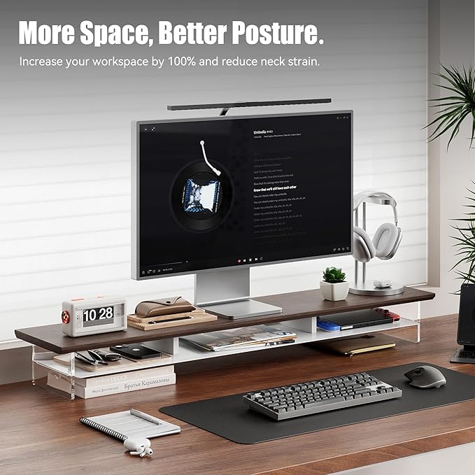 FENSULN Dual‑Tier Monitor Stand - Image 3