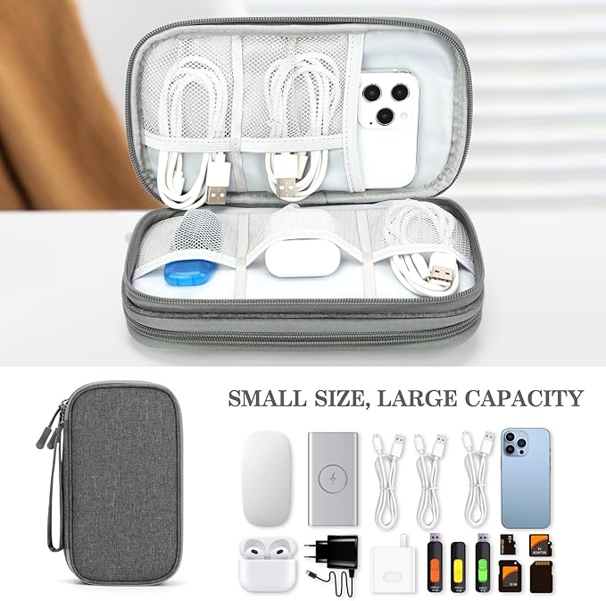 FYY Electronic Organizer, Travel Cable Organizer Bag Pouch Electronic - Image 6