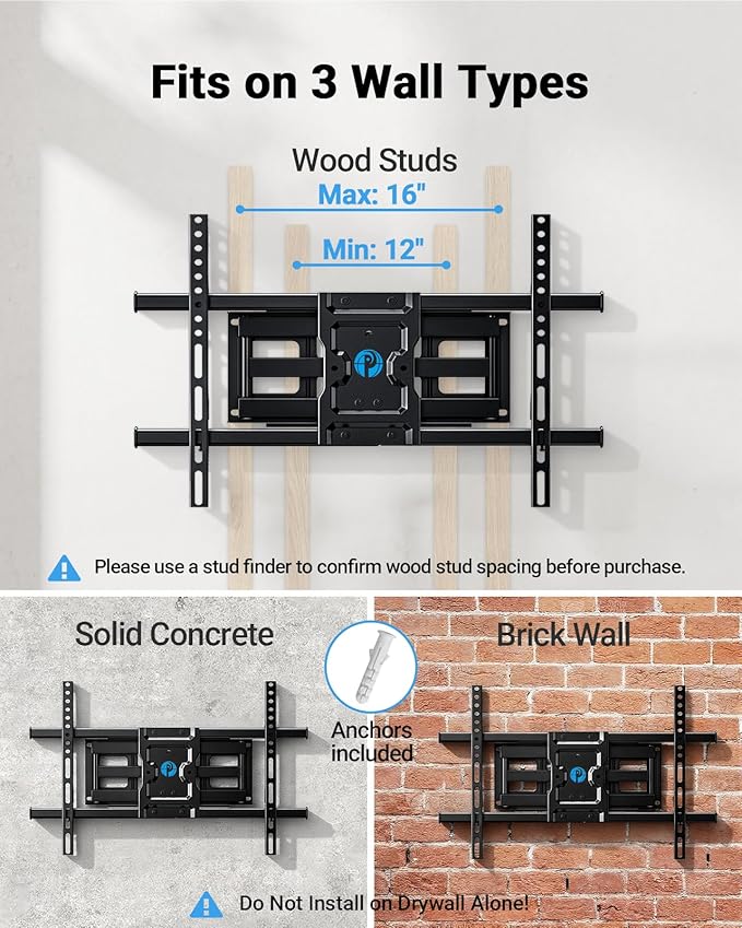 Pipishell Full Motion TV Wall Mount - Image 3