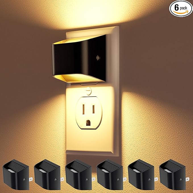 VOLISUN Night Lights Plug into Wall, 6 Pack Up and Down LED Night Light by VOLISUN