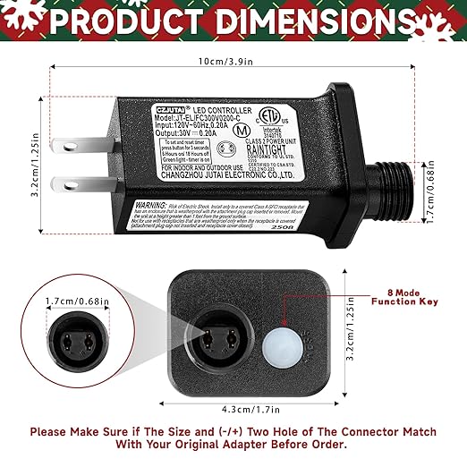 30V 0.2A LED Controller Timer Model JT-EL/FC300V0200-C Class 2 Power Supply - Image 3