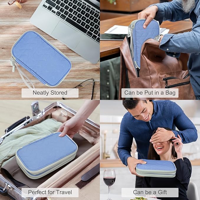 FYY Electronic Organizer, Travel Cable Organizer Bag Pouch Electronic - Image 7