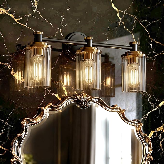 PHIXART Bathroom Lighting Fixtures Black and Gold Bathroom Vanity Light - Image 7