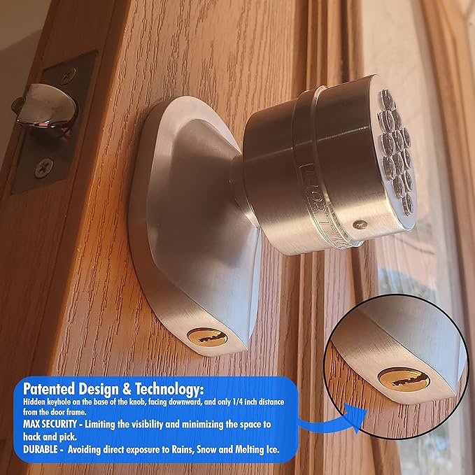 SoHoMiLL® Electronic Keypad Door Knob SoHo Mill® and Lock Set - Image 2